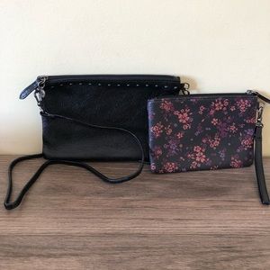 The Sak two leather pouches